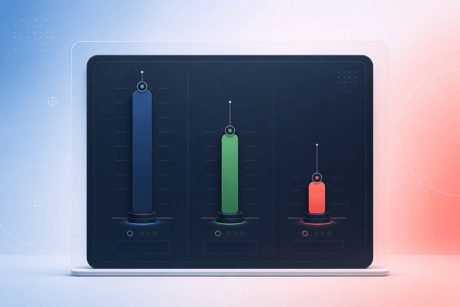 Abstract three-model cost per merge visualization